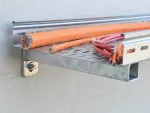 Wspornik profilu strut typu A, perforowany, stal, EG, 2mmx300mmx41mmx41mm