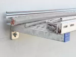 Wspornik profilu strut typu A, perforowany, stal, EG, 2,5mmx200mmx41mmx41mm