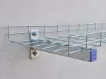 Wspornik profilu strut typu A, perforowany, stal, HD, 2,5mmx600mmx41mmx41mm