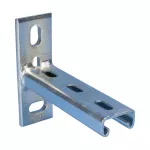 Wspornik profilu strut typu C, perforowany, stal, EG, 2mmx150mmx41mmx21mm