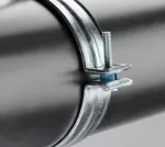 nVent CADDY Macrofix Plus NI EZ z łatwym zamknięciem, 3/4" rury, 20 DN, 25–26,9 mm OD, M10 Pręta