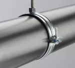 nVent CADDY Macrofix Plus NI EZ z łatwym zamknięciem, 1 1/4" rury, 32 DN, 40–42,4 mm OD, M10 Pręta