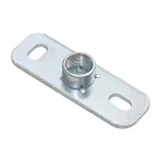 PBF Płyta bazowa do rur gwintowanych z dwoma otworami, 1/2" Gwint, 120 mm