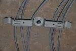 Metalowy zacisk do przewodów, 10 kabli, 7,1 mm Otworu