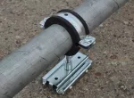 PX Klamra do rur z zewnętrznym gwintem do wysokich obciążeń, Stal, EPDM-SBR, EG, 88–93 mm OD, 3" rury, 80 DN