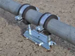 PX Klamra do rur z zewnętrznym gwintem do wysokich obciążeń, S316, EPDM-SBR, 112–118 mm OD, 4" rury, 100 DN