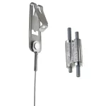 System nVent CADDY Speed Link SLK z wieszakiem na przewody doprowadzeniowe, 1,5 mm Linki, 1 m Długość