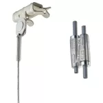 nVent CADDY Speed Link SLK z zaciskiem nabijanym na konstrukcję, 1,5 mm Linki, 3 m Długość, 8–14 mm Kołnierz