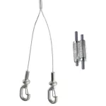 nVent CADDY Speed Link SLK w odmianie Y Hook, 2 m Długość, 0,5 m Długość Y