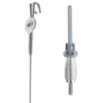 nVent CADDY Speed Link SLS z DECKING hakiem, 2 mm Linki, 3 m Długość