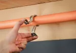 SOSR Dwuotworowy pasek do rur CPCW z odsunięciem, 3/4" rury, 20 DN