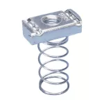 Nakrętka do profilu strut ze sprężyną, profil typu A, Stal, EG, M8 Pręta, 6 mm