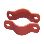 Klamra do rur do wysokich obciążeń, Malowanie, Oksydowanie na czerwono, 40–43 mm OD, 1 1/4" rury, 32 DN