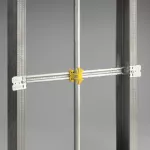 Teleskop. wspornik do puszek, rozstaw słupków 200–350mm—głębokość 25, 35 i 47mm