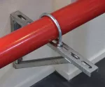 Śruba „U”, Stal, EG, 168 mm OD, 6" rury, 150 DN, M14 Pręta