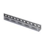 Profil U typu UC, perforowany, Stal, PG, 30 mm x 30 mm x 2 mm
