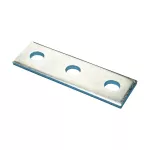 Płaski łącznik z trzema otworami, Stal, HD, 136 mm