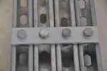 Płaski łącznik z czterema otworami, Stal, HD, 168 mm