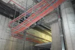 Podstawa słupa dla profili strut typu A, HD, 150 mm x 150 mm x 100 mm x 32 mm