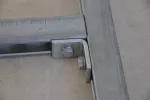 Łącznik kątowy z 2-ma otworami 1-1, Stal, HD, 50 mm x 48 mm, M10 Gwintu