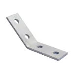 Łącznik kątowy z 4-ma otworami 2-2, kąt otwarty, 87 mm x 87 mm, M10 Gwintu