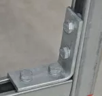 Łącznik kątowy z 4-ma otworami 2-2, S316, 102 mm x 86 mm