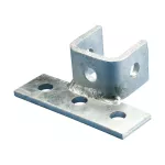 Trójstronne, podwójne złącze narożne z sześcioma otworami, 138 mm x 40 mm