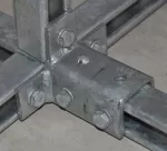 Trójstronna złączka narożna z dziewięcioma otworami, HD, 87 mm x 134 mm x 100 mm