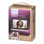 Wideo monitor bezsłuchawkowy, kolorowy, LCD 7", dotykowy, WiFi + APP na telefon, z gniazdem na kartę pamięci, sterowanie bramą, do rozbudowy zestawu Philips WelcomeEye Connect 3