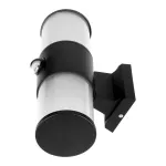 DALIA oprawa ogrodowa z czujnikiem PIR, 2xE27, max. 2x15W, IP54, czarna