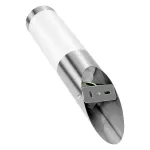 EDERA oprawa ogrodowa, E27, max. 15W, IP44, skos, stal nierdzewna