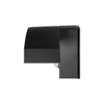PILEA LED 9W, lampa ogrodowa z czujnikiem PIR, 700lm, IP54, 4000K, czarna