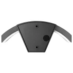 PILEA LED 9W, lampa ogrodowa z czujnikiem PIR, 700lm, IP54, 4000K, czarna