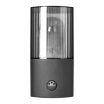 PEONIA oprawa ogrodowa z czujnikiem PIR, E27, max. 15W, IP54, czarna