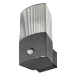 PEONIA oprawa ogrodowa z czujnikiem PIR, E27, max. 15W, IP54, czarna