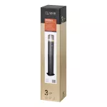 PEONIA oprawa ogrodowa słupek z czujnikiem PIR, E27, max. 15W, IP54, 75 cm, czarna