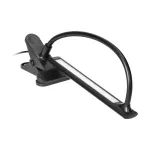 TERI LED, lampka biurkowa z klipsem, 5W, 260lm, 4000K, czarna