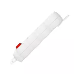 Przedłużacz 3x2P+Z,ON/OFF,1,4m, 3x1mm², biały