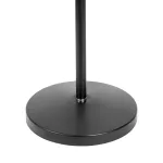 LUWES lampa podłogowa, E27, max. 30W, 185 cm, czarna