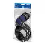 Przedłużacz warsztatowy bryzgoszczelny IP44, 4 gniazda (2+2) 2P+Z, IP44, przewód gumowy, H05RR-F 3x1,5mm², długość 10m