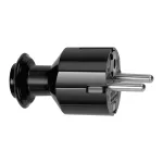 Wtyczka prosta Uni-Schuko 16A, 230V, czarna