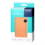 STRATIS AC, dzwonek przewodowy elektromechaniczny dwutonowy, 230V, dębowy