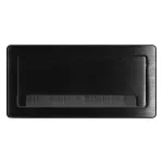 Gniazdo meblowe wpuszczane w blat z płaskim frezowanym rantem, szczotką przeciwkurzową i przewodem 1,5m, 2x2P+Z (French), 2xUSB (typ A+C; 3,6A), 2xNET, czarne