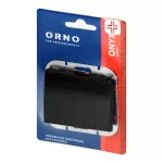 Łącznik krzyżowy p/t Onyx, 10A, 250V, WP-8O, czarny