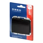 Przycisk dzwonek p/t Onyx, 10A, 250V, WP-6/7O, czarny
