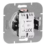 Przycisk dzwonek p/t Onyx, 10A, 250V, WP-6/7O, biały