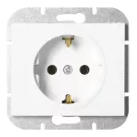 Gniazdo pojedyncze p/t 2P+Z Schuko Onyx, 16A, 250V, PT-17O, biały
