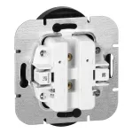 Gniazdo podwójne p/t 2x2P+Z Onyx, 16A, 250V, PT-6OR, czarny