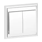 Łącznik p/t świecznikowy Luna, 10A, 250V, WP-2L, biały