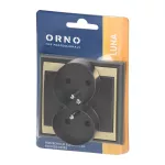 Gniazdo podwójne p/t 2x2P+Z Luna, 16A, 250V, PT-6LR, czarny/złoty
